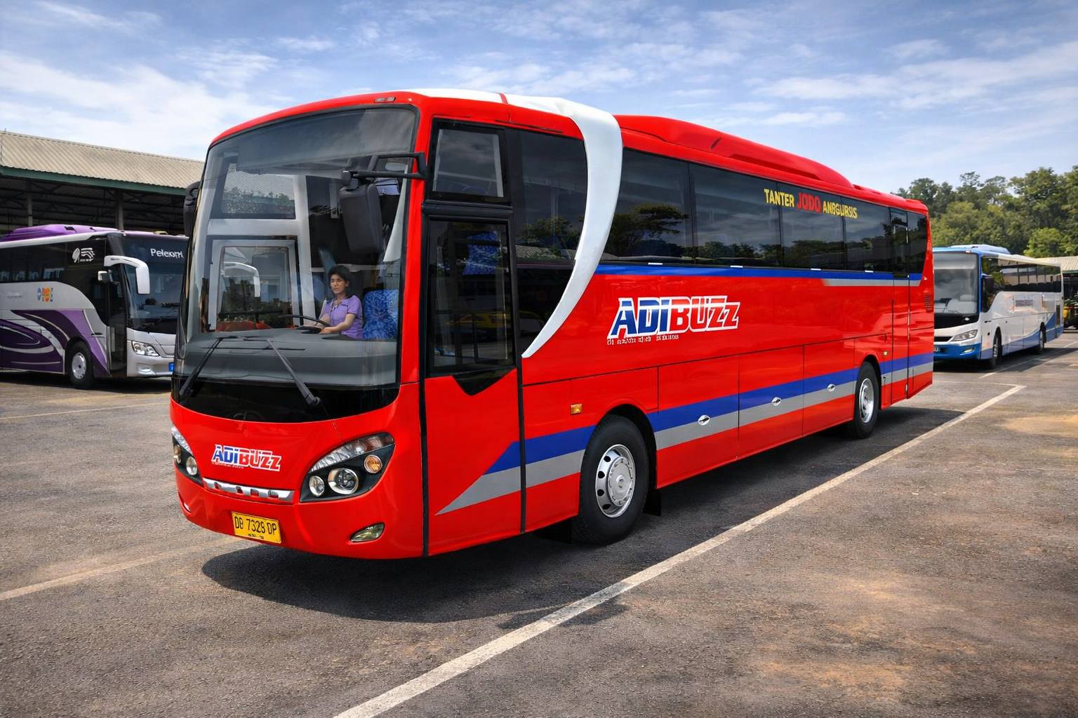BUSSID: Mod Luxobus Mercy Rindray & Livery ADIBUZz