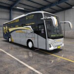 BUSSID: Mod JB5 MHD Single Glass Mercy asxfm & Livery Miyor Holiday