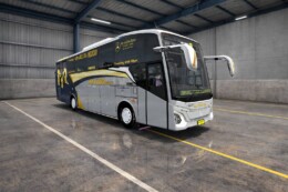 BUSSID: Mod JB5 MHD Single Glass Mercy asxfm & Livery Miyor Holiday