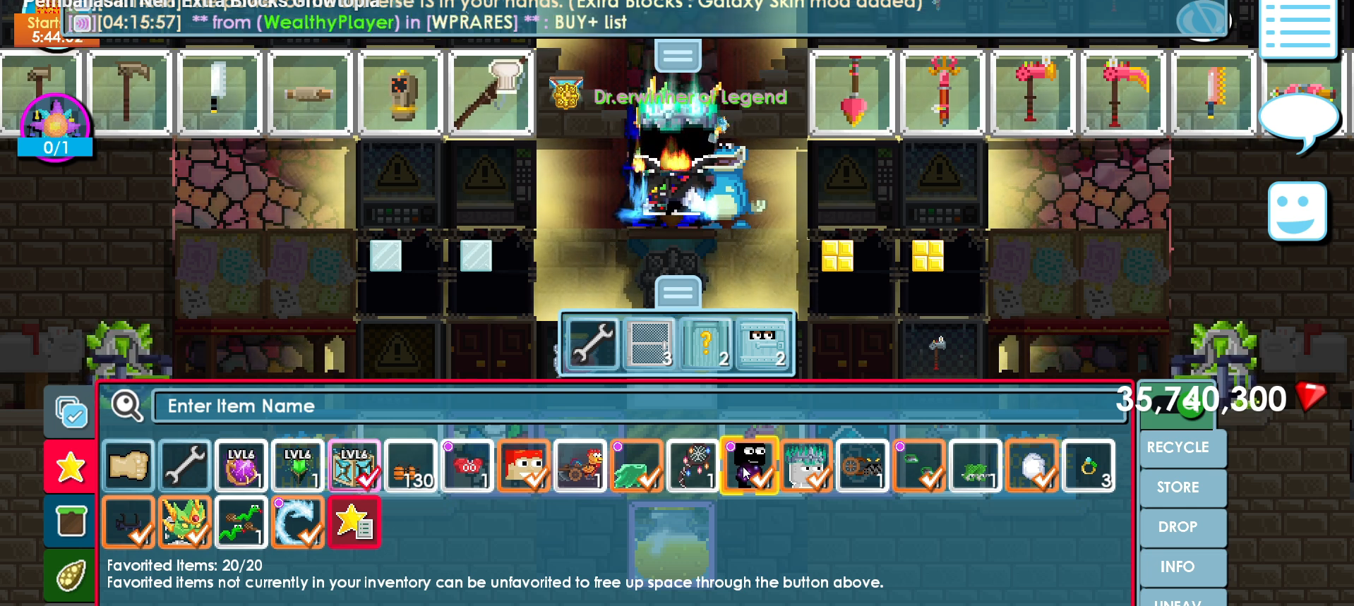Daftar Item Extra Block di Growtopia