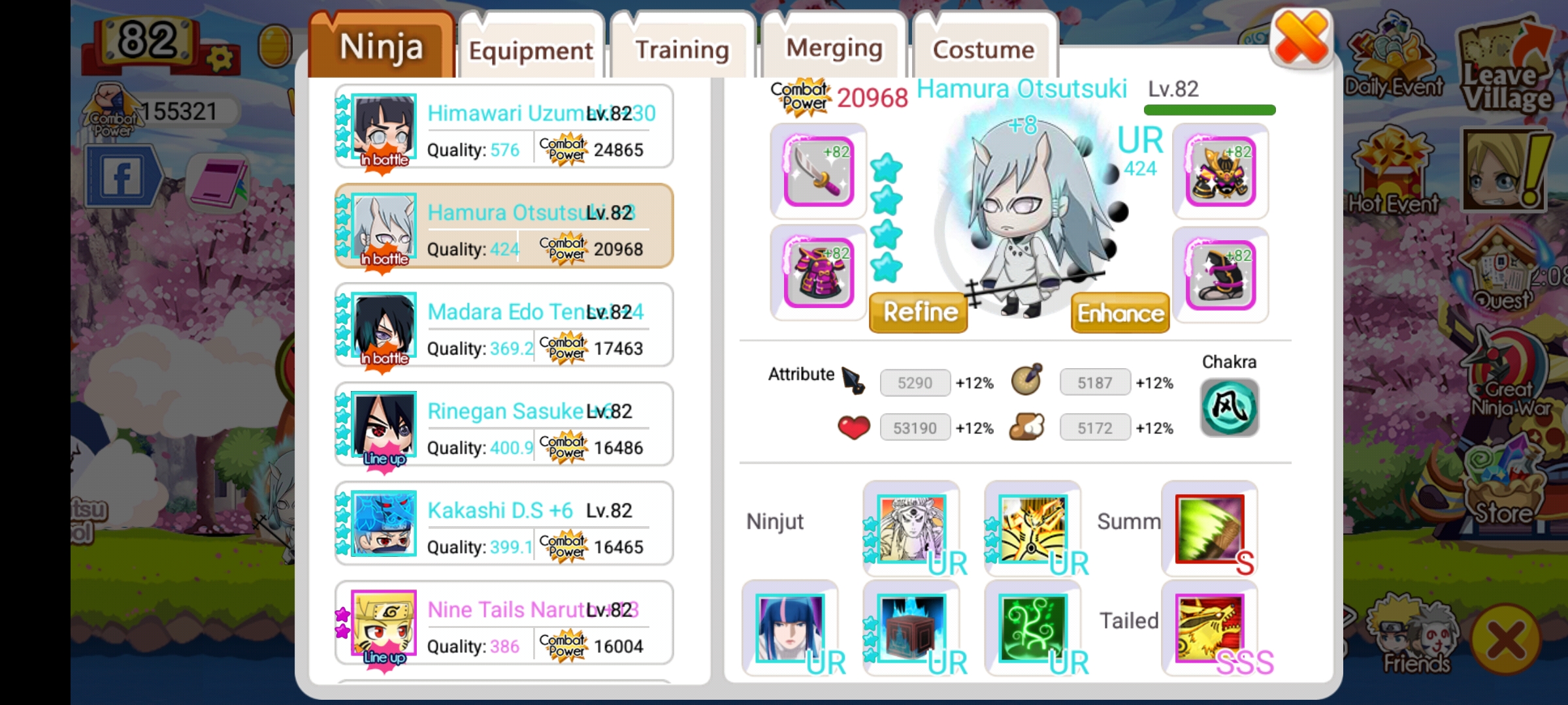 Penyebab Kedua Skill Miss: Perbedaan Atribut Ninja Heroes