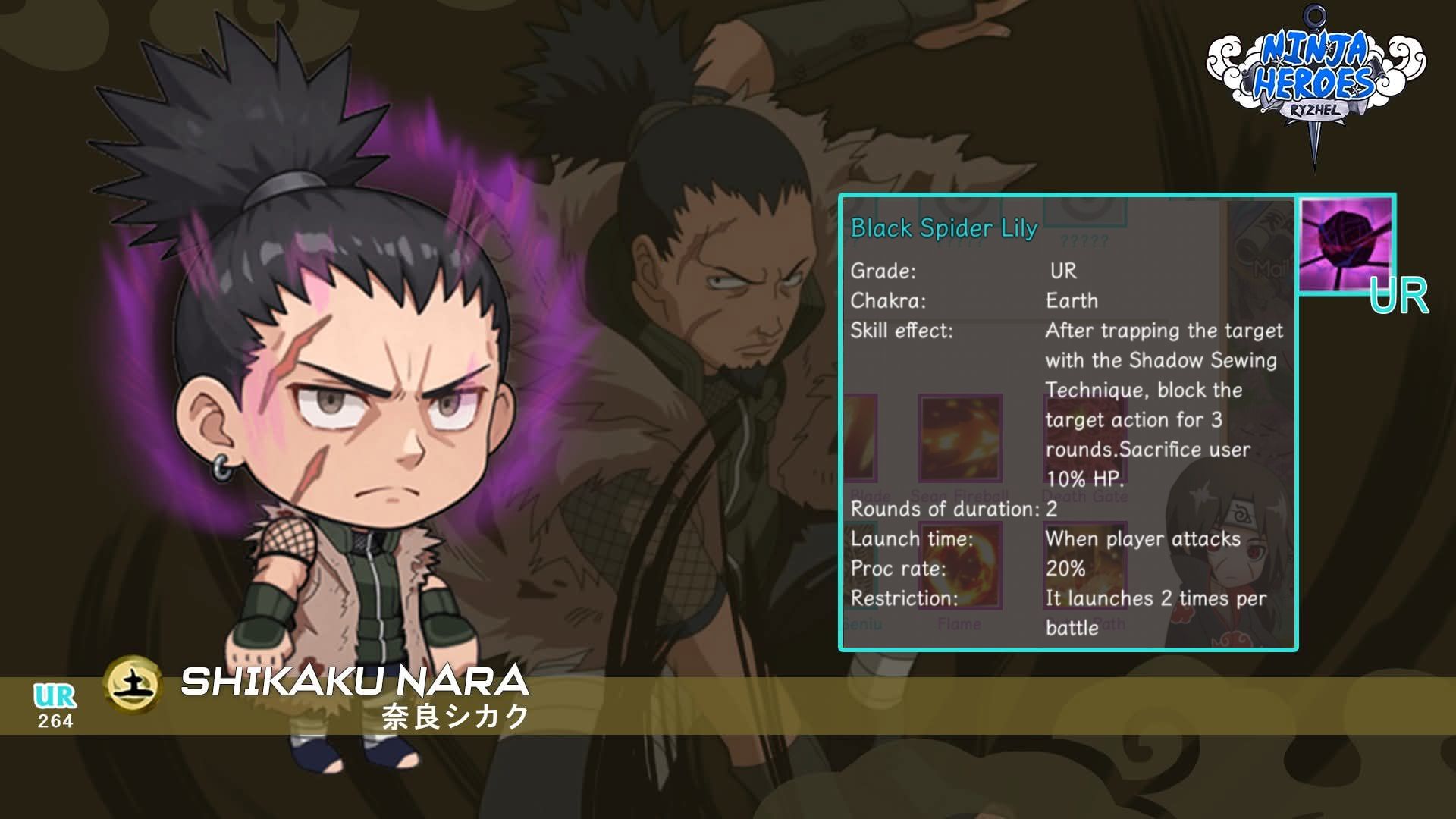 Update Ninja Heroes New Era 2.4.6: Hadirnya Shikaku Nara & Perbaikan Sistem