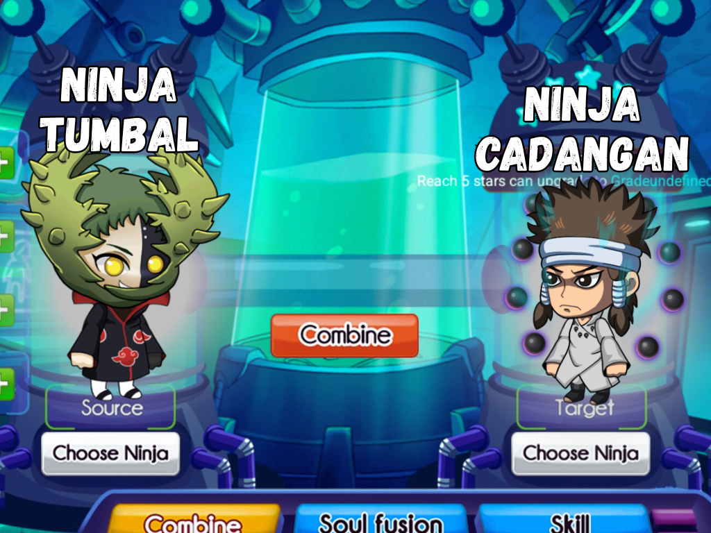 Perbedaan Ninja Cadangan dan Ninja Tumbal di Ninja Heroes
