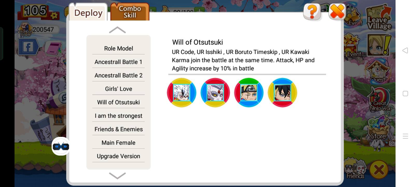 Deploy Will of Otsutsuki
