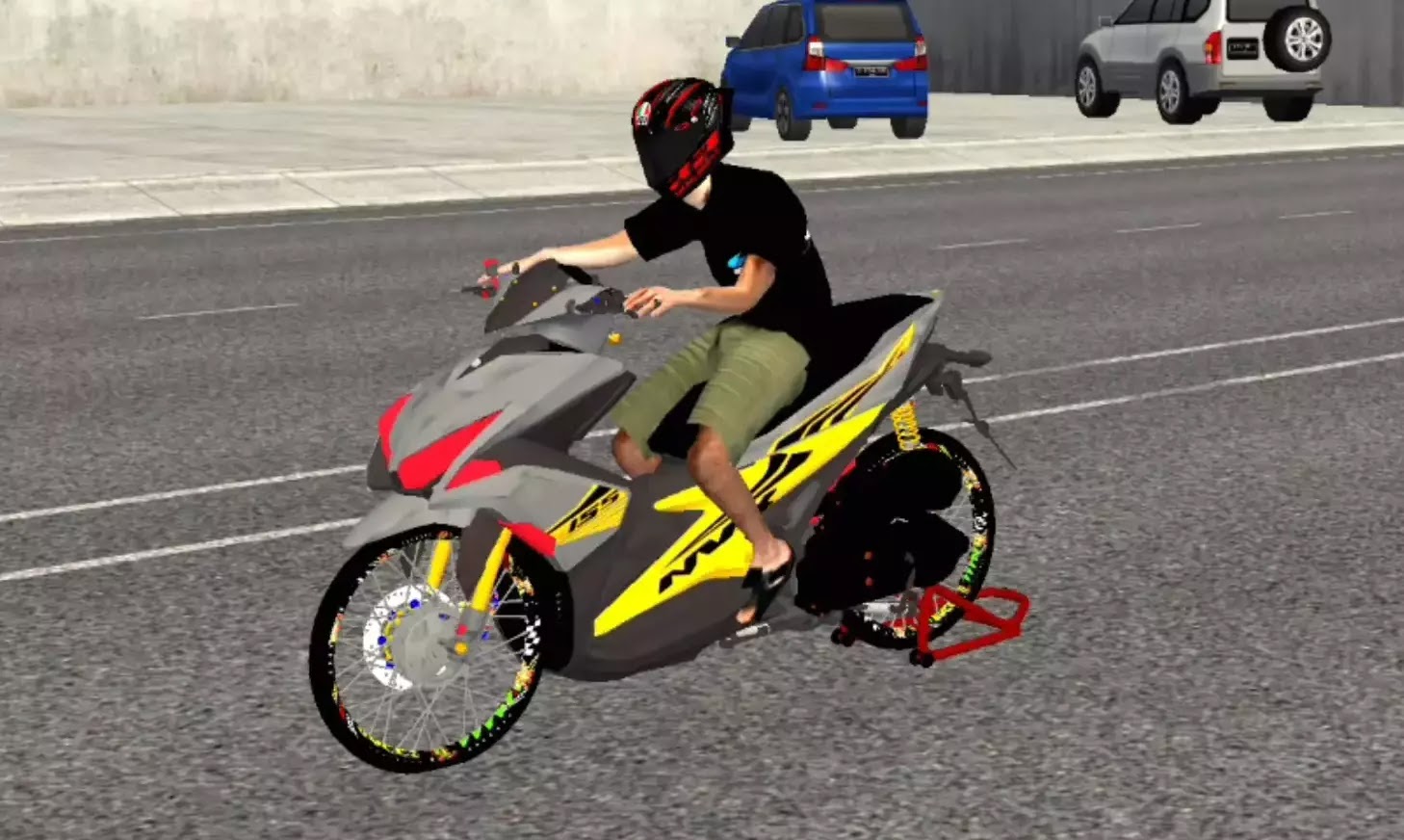 Mod Drag AEROX Knalpot Racing buss id