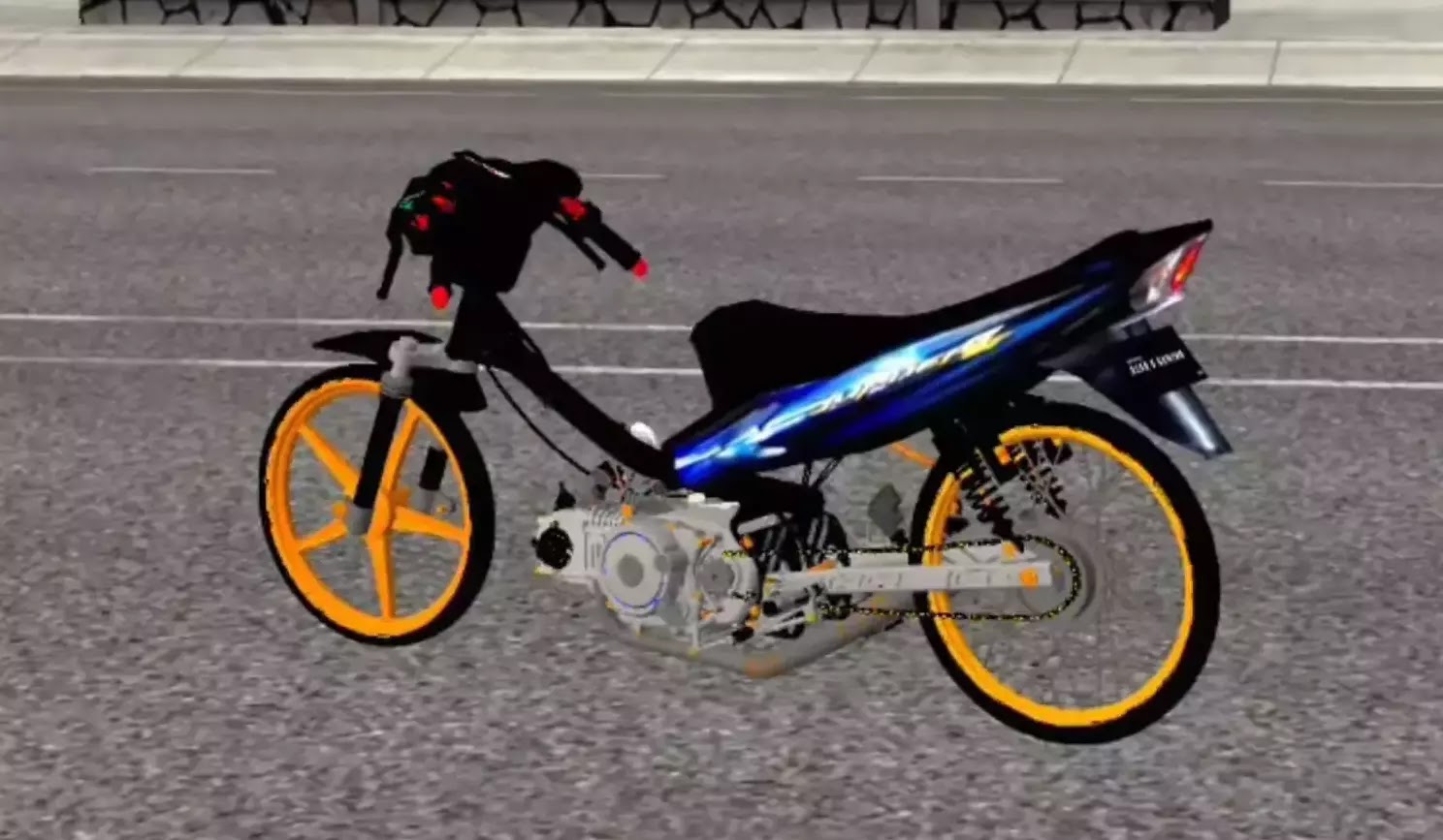 Mod Motor Drag bussid: Jupiter Z