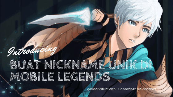 Cara Membuat Nickname Unik di Mobile Legend