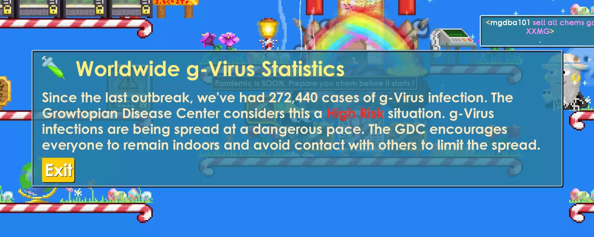 Tutorial Chemsynth, Cara Profit saat G-Virus Pandemic Growtopia