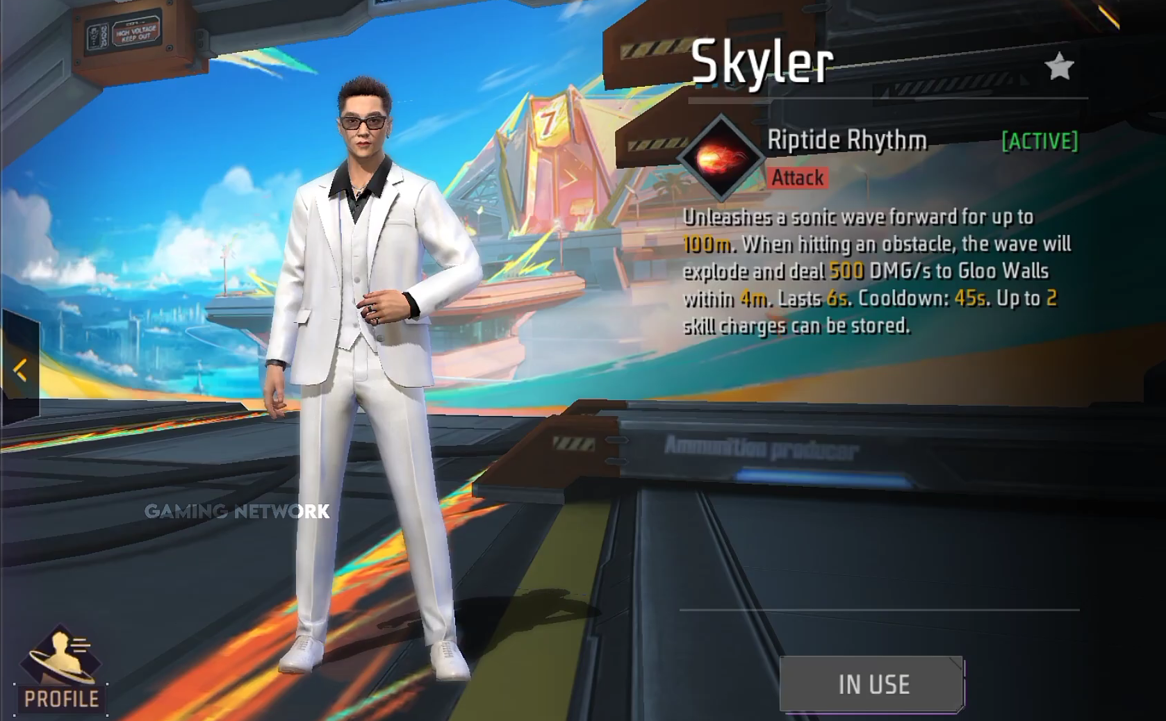 Kelemahan Strategi Gloo Wall Free Fire yaitu Karakter Skyler
