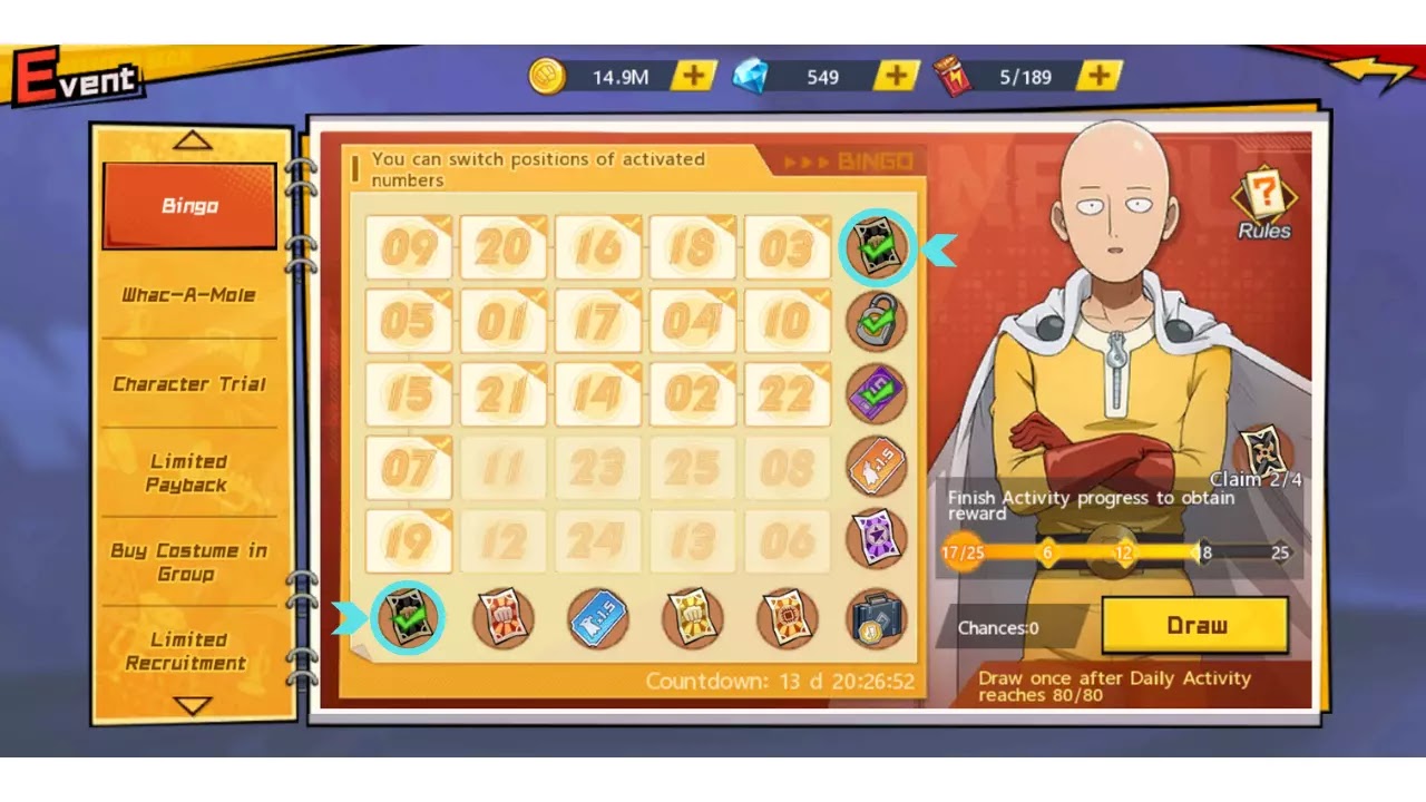 Cara Mendapatkan Black Ticket & Shuriken di One Punch Man The Strongest