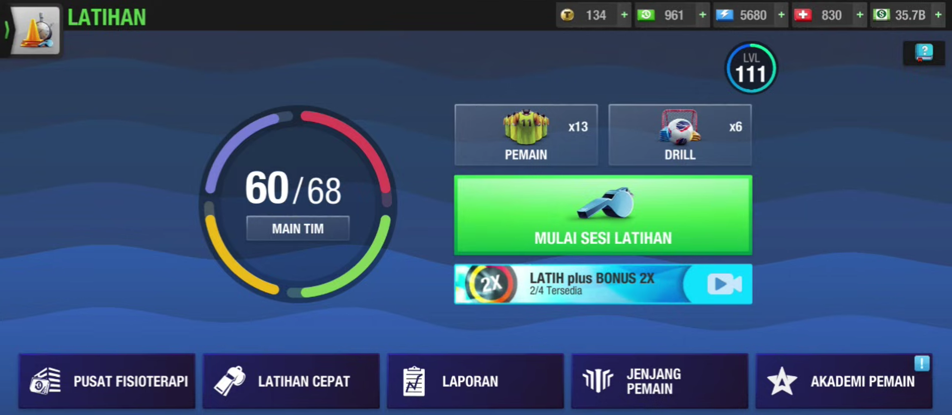 Hemat Energi, Begini Panduan Drill di Top Eleven