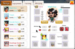 Profil dan Jutsu Might Duy | Ninja Heroes New Era