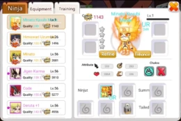 Profil dan Jutsu Minato Kyuubi Mode | Ninja Heroes New Era