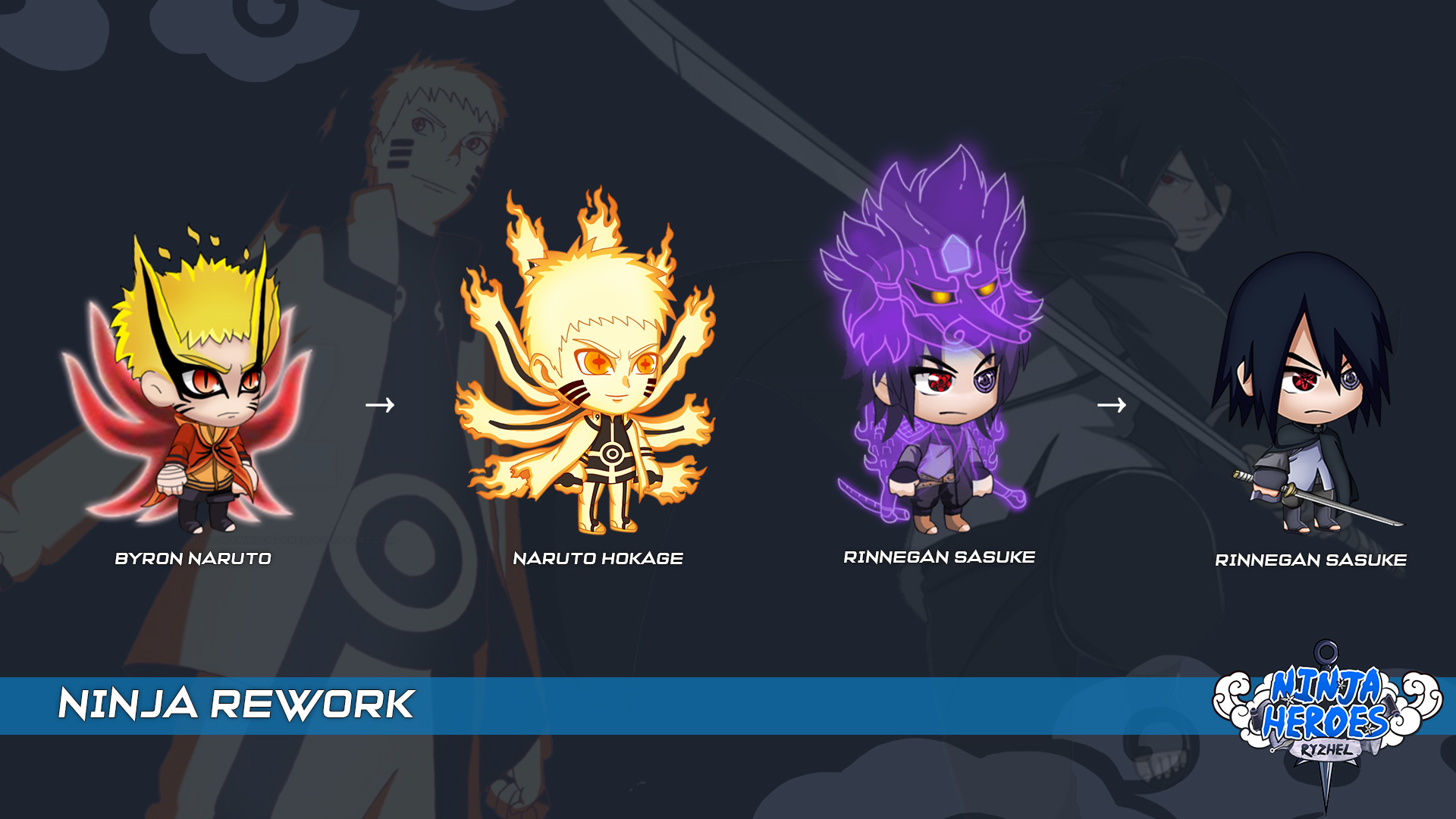 Rework Naruto (SSS) dan Sasuke (SSS)