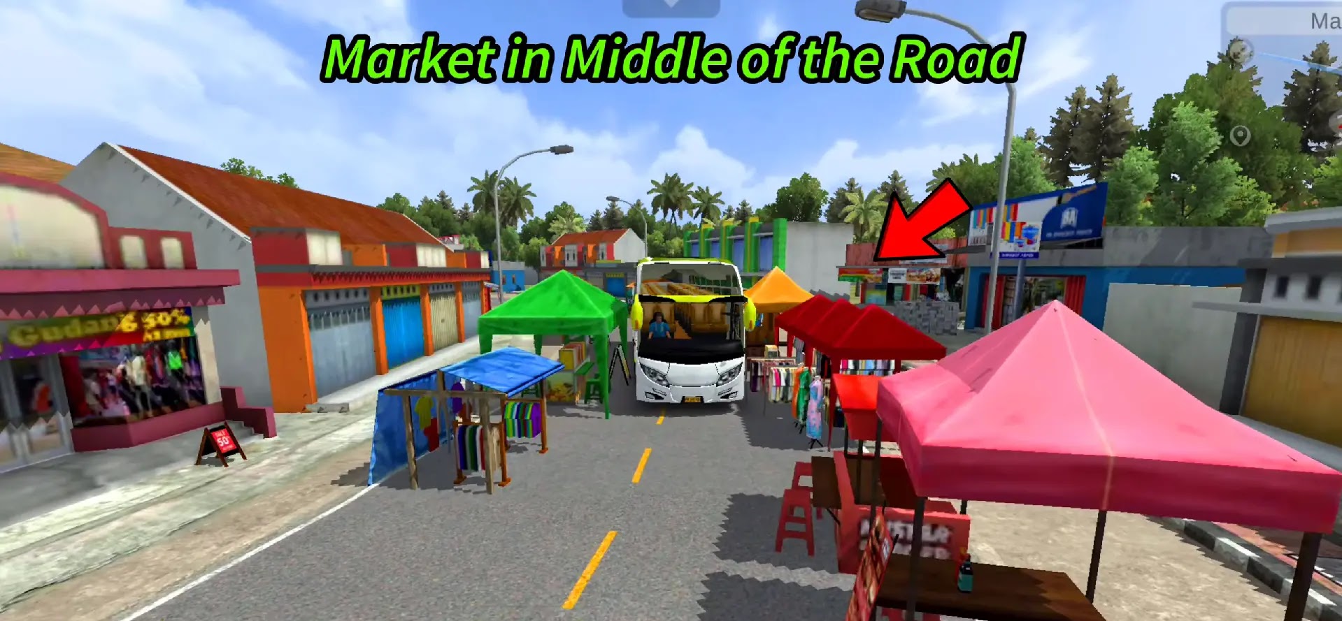 Pasar di Tengah Jalan