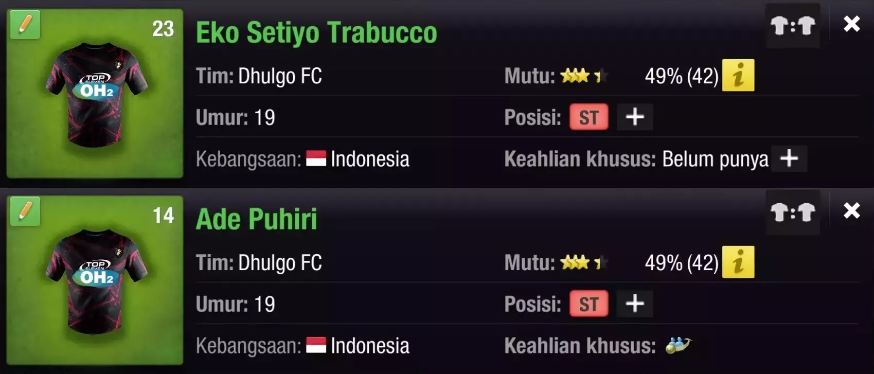 Cara Mengetahui Pemain Fast Trainer di Top Eleven