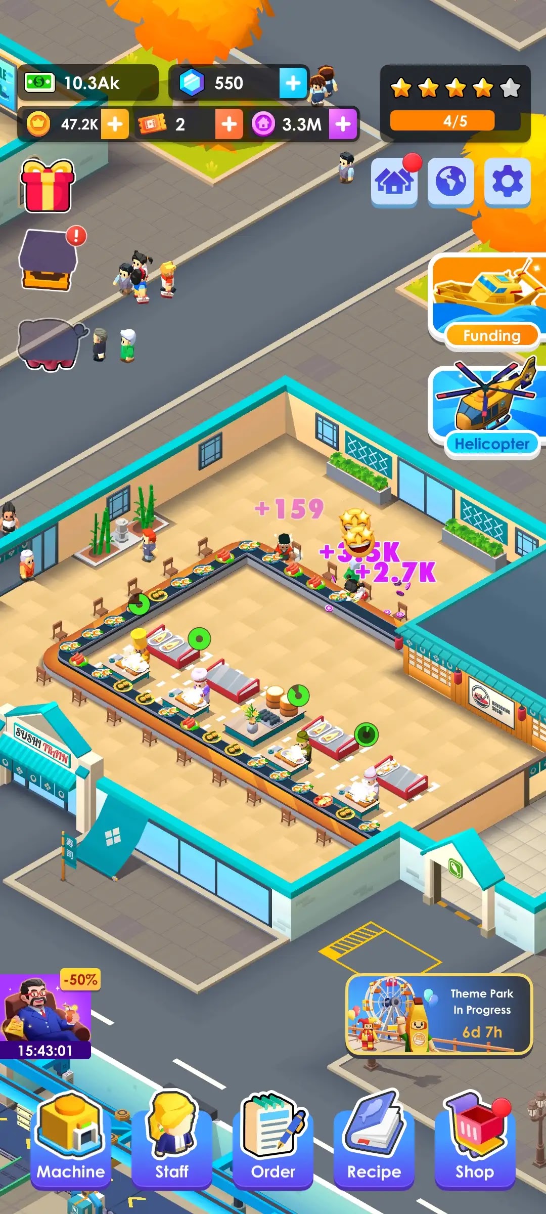 Restaurant Seafood Inc Tycoon