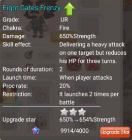 Review Jutsu Eight Gates Frenzy dari Might Duy