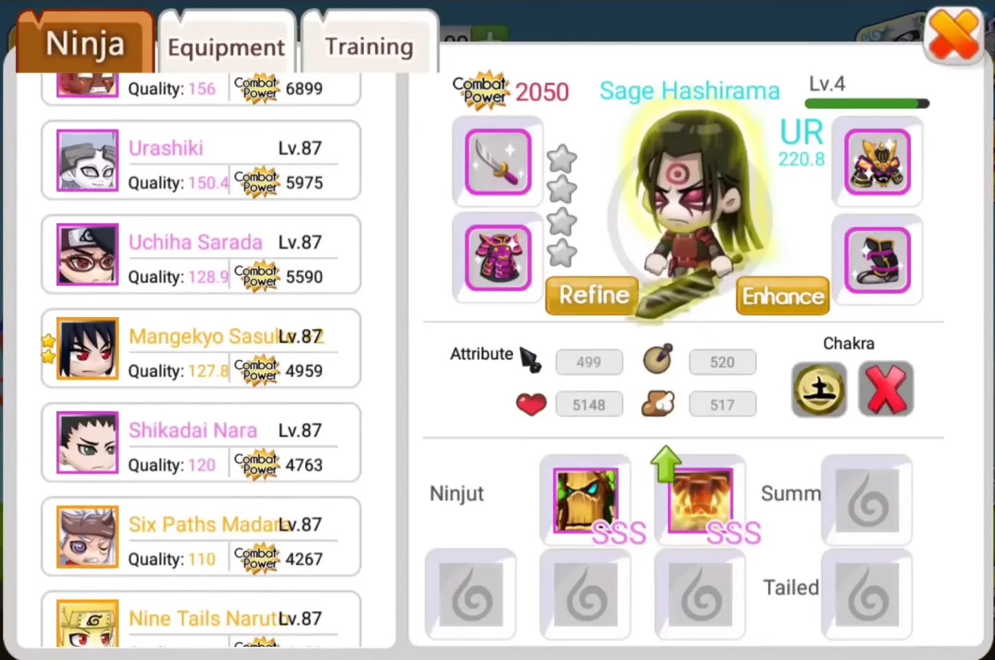 Profil dan Jutsu Sage Hashirama | Ninja Heroes New Era