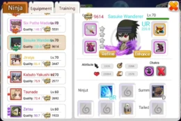 Profil dan Jutsu Sasuke Wanderer | Ninja Heroes New Era