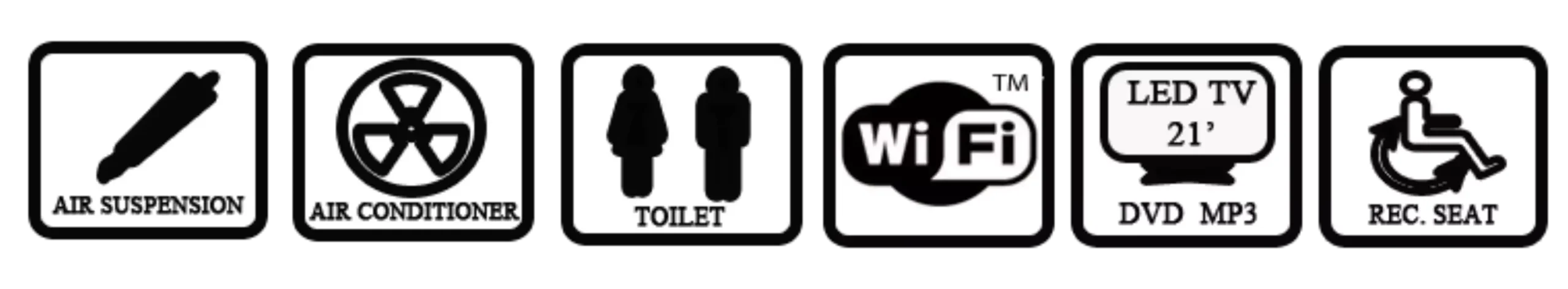 Download Tampilan Stiker Fasilitas Bus