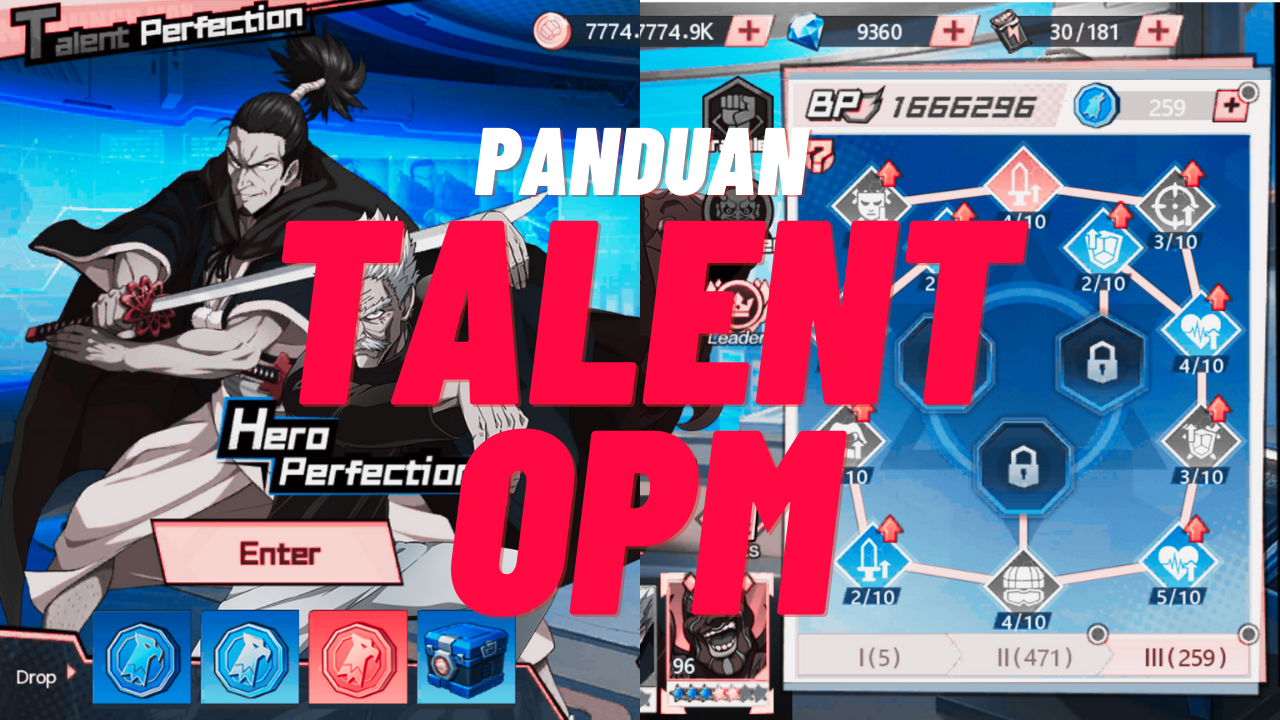 Panduan Talent di One Punch Man The Stroger