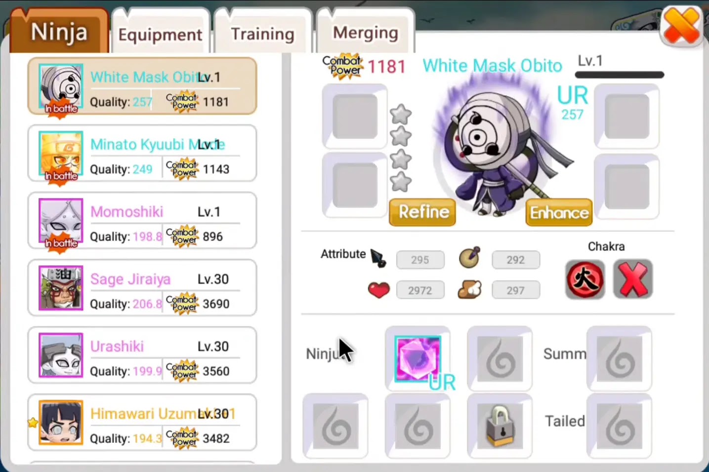 Profil dan Jutsu White Mask Obito | Ninja Heroes New Era