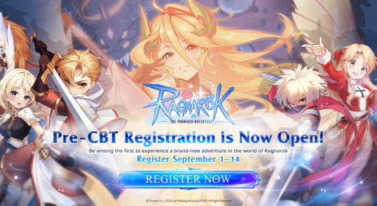 Pendaftaran Pra-CBT Ragnarok Promised Adventure Dibuka