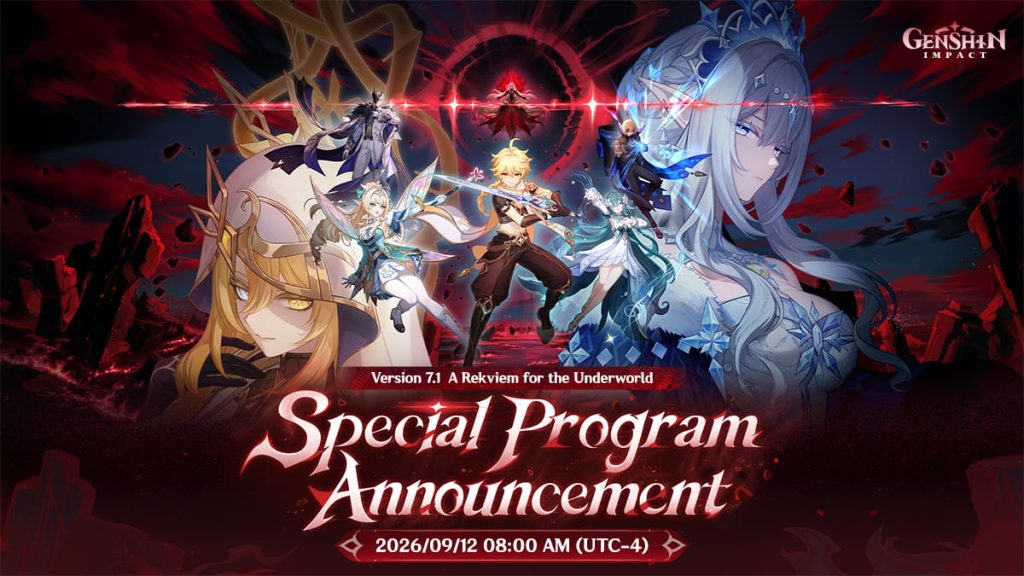 Jadwal Livestream Genshin Impact 7.1