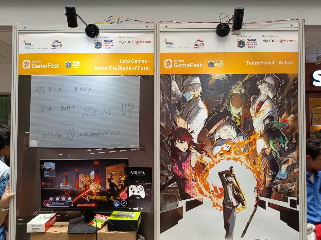 booth arufa dan asbak di jakarta gamefest 26