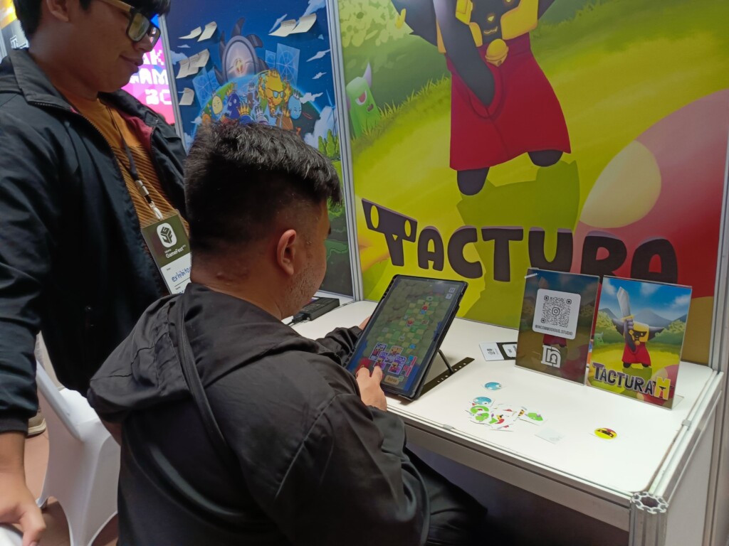 booth tacturam di jakarta gamefest 2026