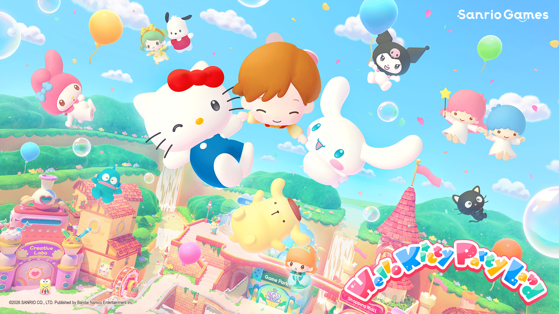 Hello Kitty Party Land Resmi Meluncur di Nintendo Switch