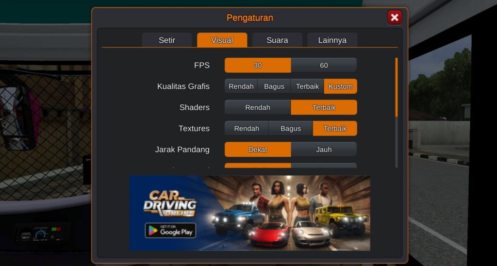penambahan slot iklan di pengaturan bussid