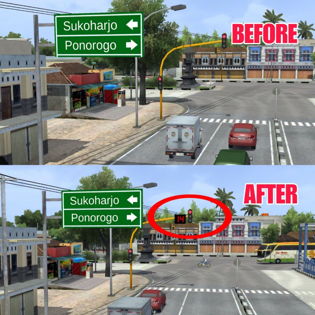 traffic light bussid kini ada detiknya